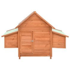 Vidaxl Kokošnjak 152x96x110 cm trden les jelke