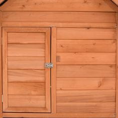 Vidaxl Kokošnjak 152x96x110 cm trden les jelke