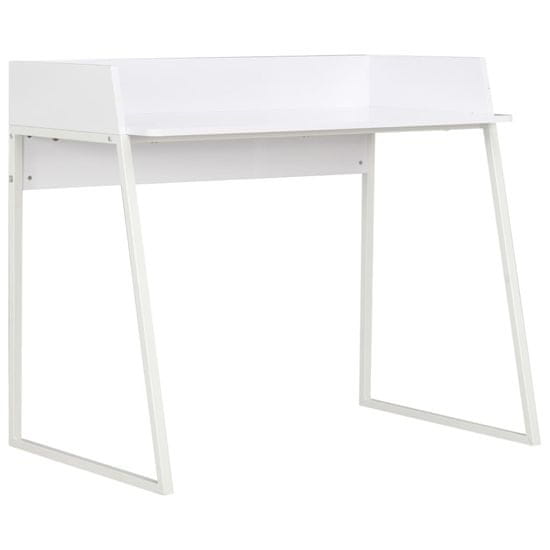 Vidaxl Pisalna miza bela 90x60x88 cm