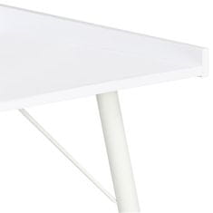 Vidaxl Pisalna miza bela 90x50x79 cm