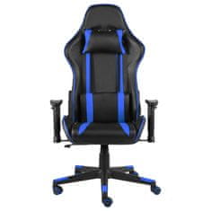 Greatstore Vrtljiv gaming stol moder PVC