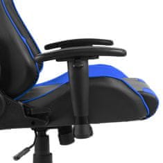 Greatstore Vrtljiv gaming stol moder PVC