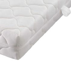 Vidaxl Vzmetnica s pralno prevleko 200 x 160 x 17 cm