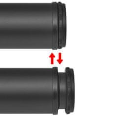 Vidaxl 4 Nastavljive Noge za Mizo Črne 870 mm