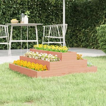 Vidaxl vidaXL Cvetlični lonec, 80x80x27 cm, masiven les duglazije