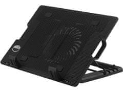 Verkgroup LED hladilno stojalo in podloga za prenosnik 1x ventilator 12cm 2x USB