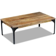 Vidaxl Klubska Mizica iz Lesa Manga 100x60x35 cm