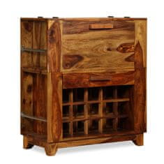 Vidaxl Barska omarica iz masivnega palisandra 85x40x95 cm
