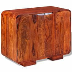 Vidaxl Komoda iz masivnega palisandra 75x35x60 cm