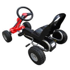 Vidaxl Gokart na pedale rdeče barve