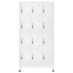 Vidaxl Garderobna omarica na ključ z 12 predelki 90x45x180 cm