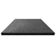 Vidaxl Varnostne talne plošče 6 kosov guma 50x50x3 cm črne