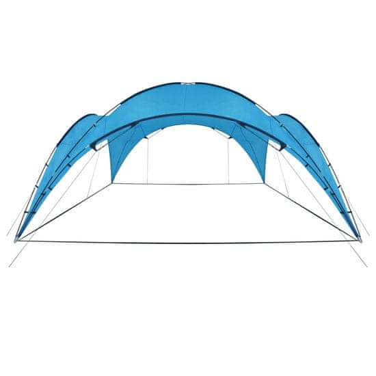 Vidaxl Vrtni šotor obok 450x450x265 cm svetlo moder
