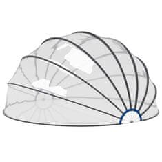 Vidaxl Kupola za bazen 559 x 275 cm