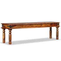 Vidaxl Grajska klop trden palisander 160x35x45 cm