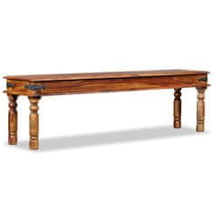Vidaxl Grajska klop trden palisander 160x35x45 cm