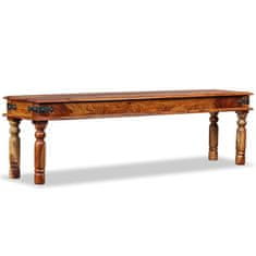 Vidaxl Grajska klop trden palisander 160x35x45 cm