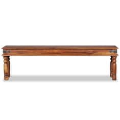 Vidaxl Grajska klop trden palisander 160x35x45 cm