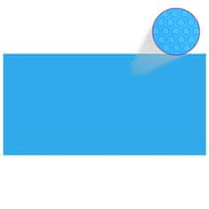Vidaxl Pokrivalo za bazen modro 975x488 cm PE