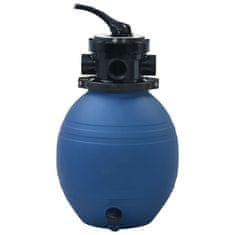 shumee Bazenski peščeni filter s 4-pozicijskim ventilom moder 300 mm