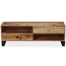 Vidaxl TV omarica iz trdnega mangovega lesa 120x30x40 cm