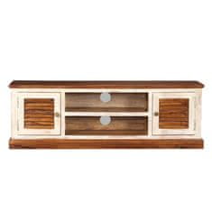 Vidaxl TV omarica iz trdnega palisandra in mangovega lesa 120x30x40 cm