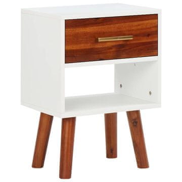 Vidaxl vidaXL Nočna omarica iz akacijevega lesa 40x30x57 cm