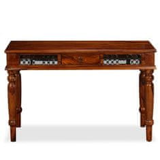 Vidaxl Pisalna miza iz trdnega palisandra 120x50x76 cm