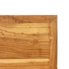 Vidaxl Barska miza iz trdne predelane tikovine 120x58x106 cm