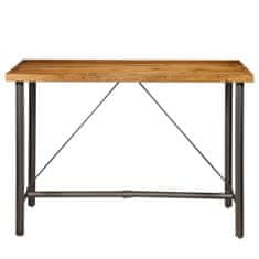 Vidaxl Barska miza iz trdne predelane tikovine 150x70x106 cm
