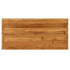 Vidaxl Barska miza iz trdne predelane tikovine 150x70x106 cm