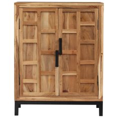 Vidaxl Komoda iz trdnega akacijevega lesa 60x35x76 cm rjava