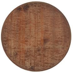Vidaxl Odstavna mizica trden les jelke 40x64 cm rjave barve