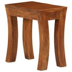 Vidaxl Komplet mizic 3 kosi trden akacijev les 50x35x50 cm rjave barve