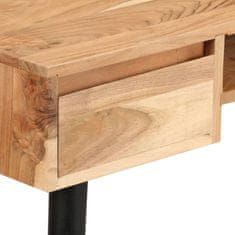 Vidaxl Pisalna miza iz trdnega akacijevega lesa 118x45x76 cm