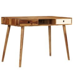 Vidaxl Pisalna miza iz trdnega palisandra 110x55x76 cm