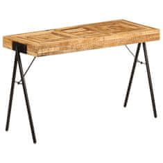 Vidaxl Pisalna miza iz trdnega mangovega lesa 118x50x75 cm