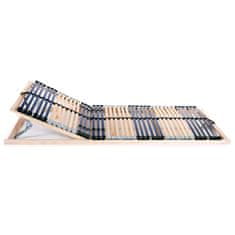 Vidaxl Letveno dno za posteljo 42 letvic 7 con 90x200 cm