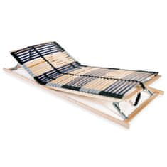 Vidaxl Letveno dno za posteljo 42 letvic 7 con 80x200 cm