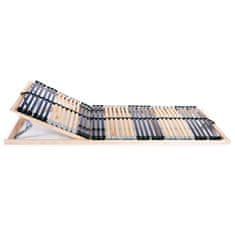 Vidaxl Letveno posteljno dno 2 kosa z 42 letvicami 7 con 80x200 cm