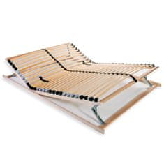 Vidaxl Letveno dno za posteljo 28 letvic 7 con 140x200 cm