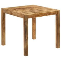 Vidaxl Jedilna miza iz trdnega mangovega lesa 82x80x76 cm