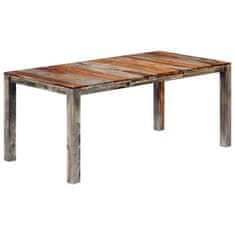 Vidaxl Jedilna miza siva 180x90x76 cm trden palisander