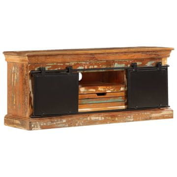 Vidaxl vidaXL TV omarica 110x30x45 cm masivni predelani les