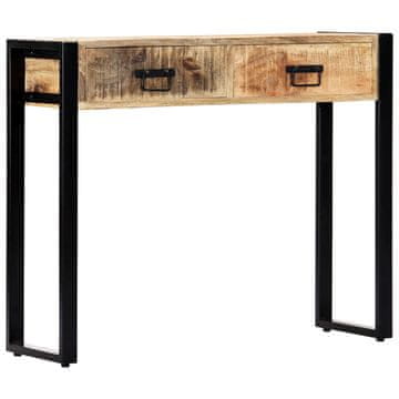 Vidaxl vidaXL Konzolna mizica 90 x 30 x 75 cm masivni mangov les