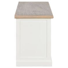 Vidaxl TV omarica iz lesa 90x30x40 cm bela