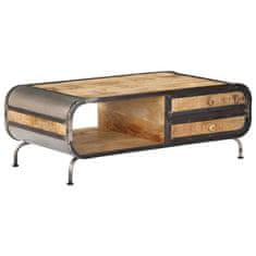 Vidaxl Klubska mizica 100x50x35 cm trden mangov les