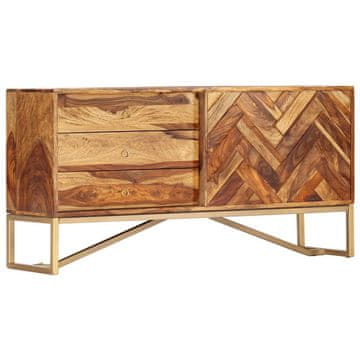 Vidaxl Komoda 118x30x60 cm iz trdnega palisandra