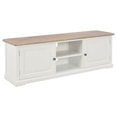 Vidaxl TV omarica iz lesa 120x30x40 cm bela