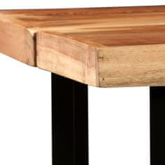 Vidaxl Barska miza trden akacijev les 150x70x107 cm